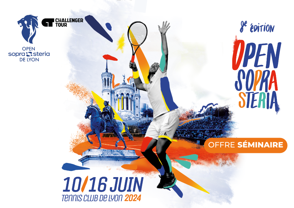 Offre de séminaire à l'Open Sopra Steria, tournoi international de tennis